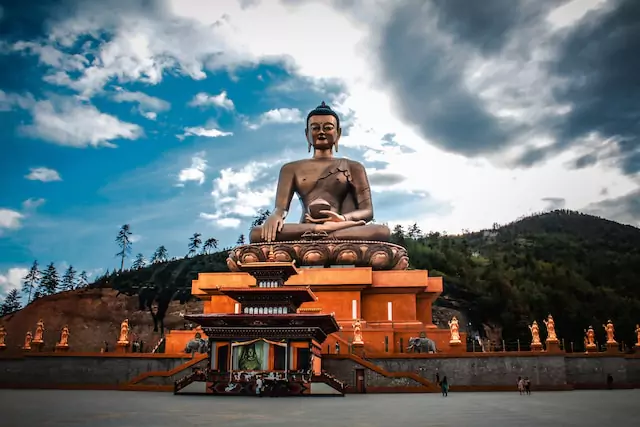 Sacred Wonders: Scenic Beauty Captured in Tashichho Dzong's Spiritual Atmosphere